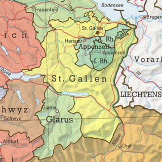 Der heutige Kanton St. Gallen